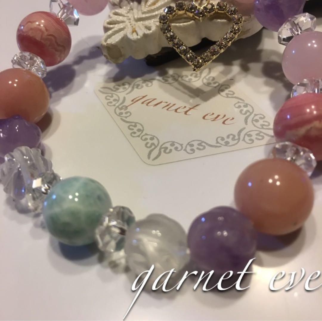 【SALE】eve♡人気♡希少✨ラリマー♡インカーローズ♡薔薇色の人生♡