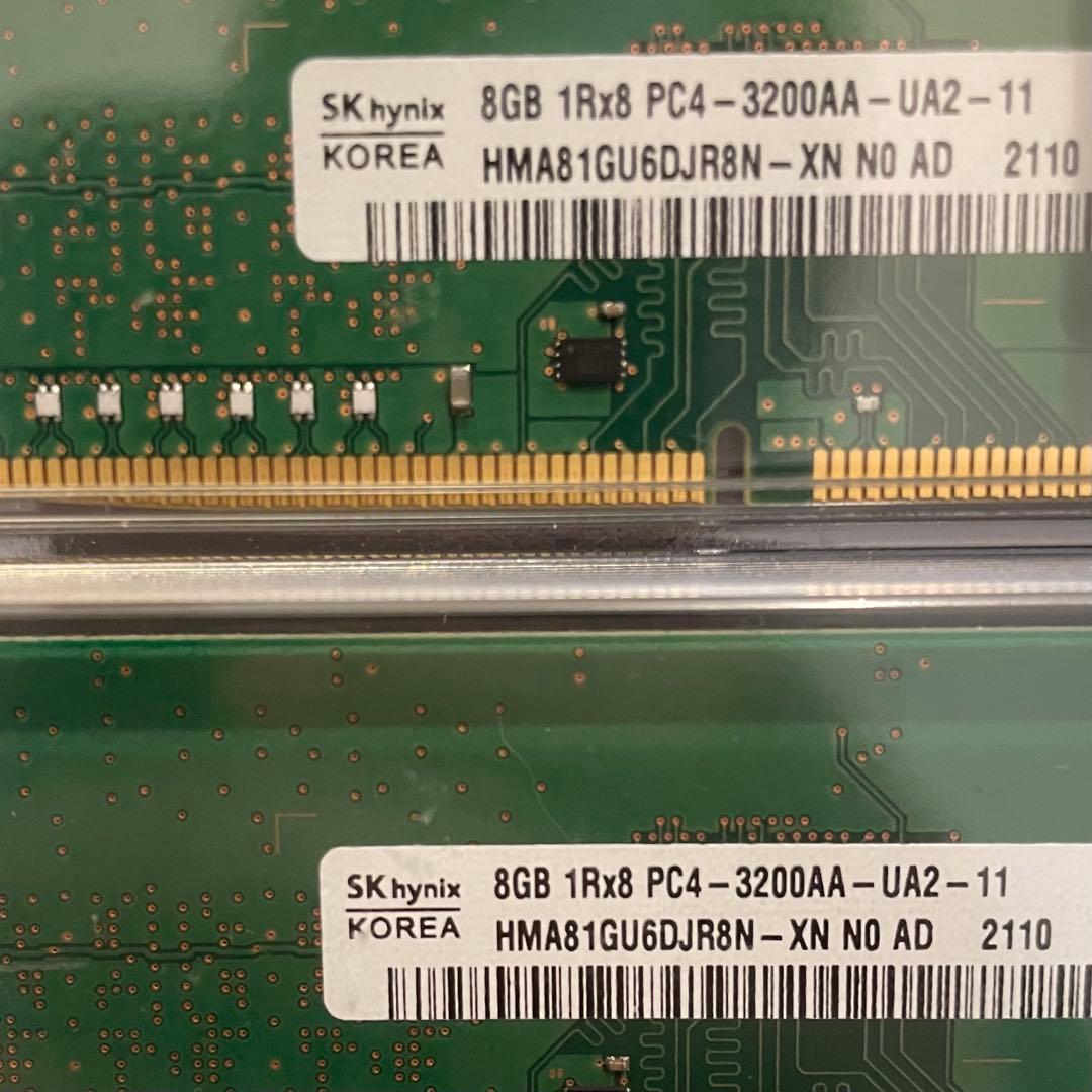 SK hynix DDR4 8GB 3200MHz メモリ