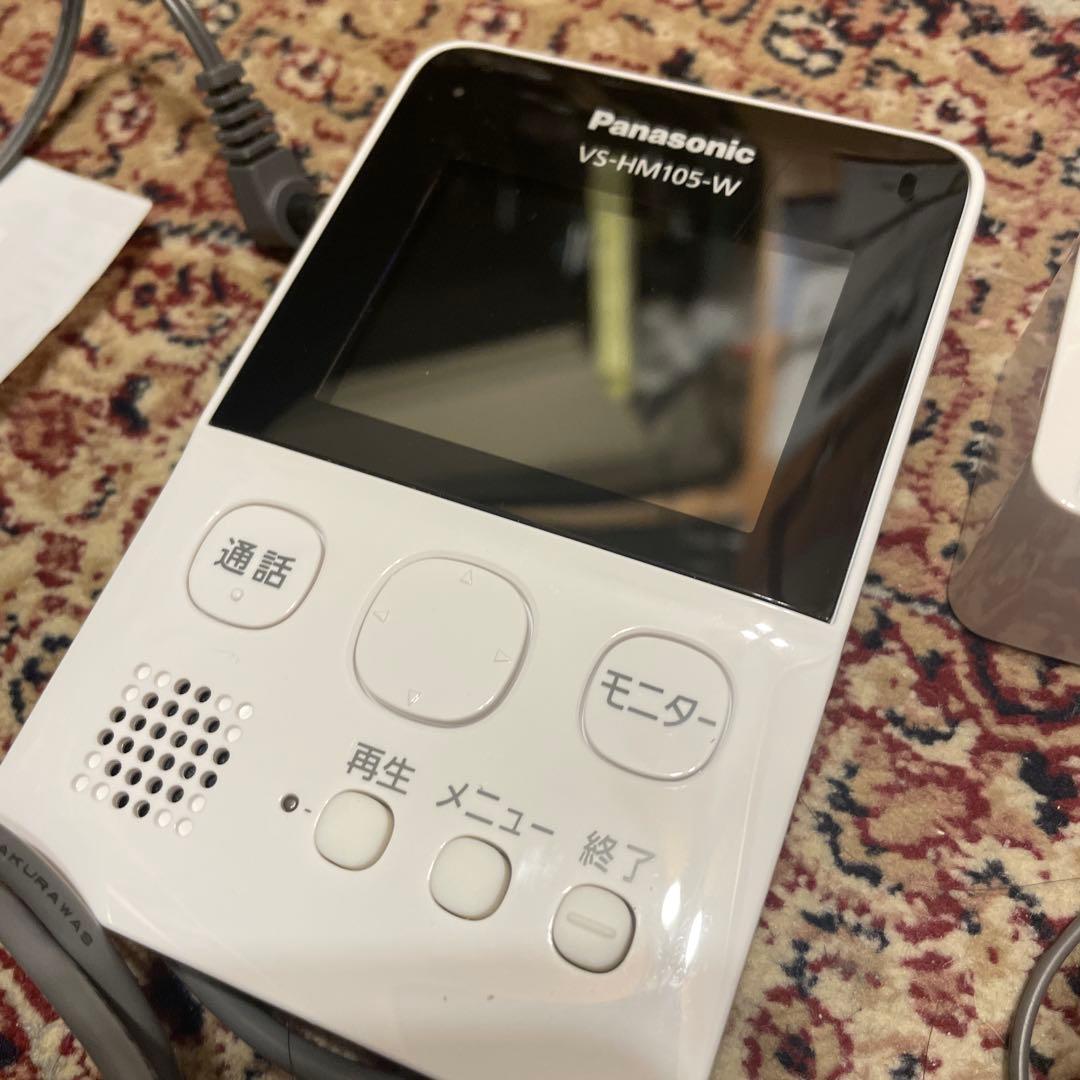 ラス1Panasonic パナソニックモニター＋屋外カメラ VS-HM105-W