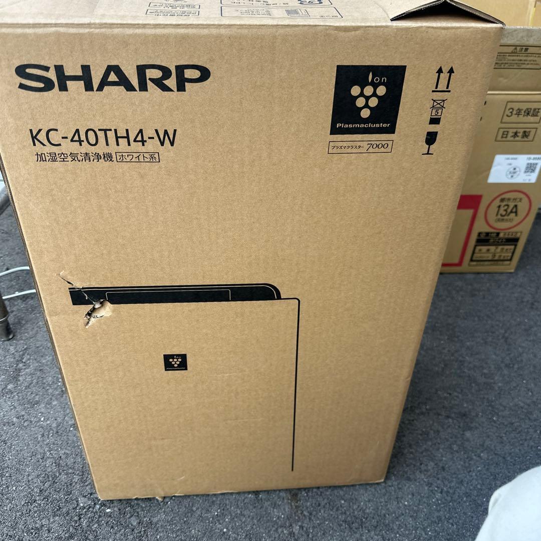 シャープ 空気清浄機 KC-40TH4-W 2020年製 加湿フィルター等新品