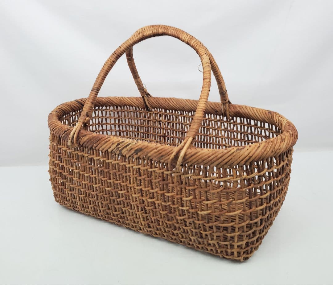 あけび かごバック　盛岡　光原社　籠　横33cm