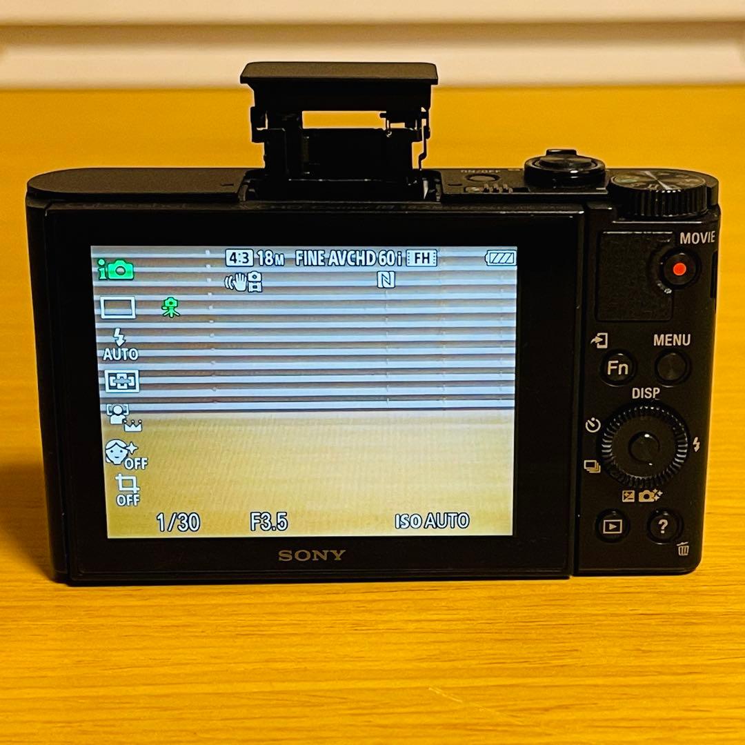 【良品】ソニー DSC-WX500 コンパクトデジタルカメラ ブラックWi-Fi