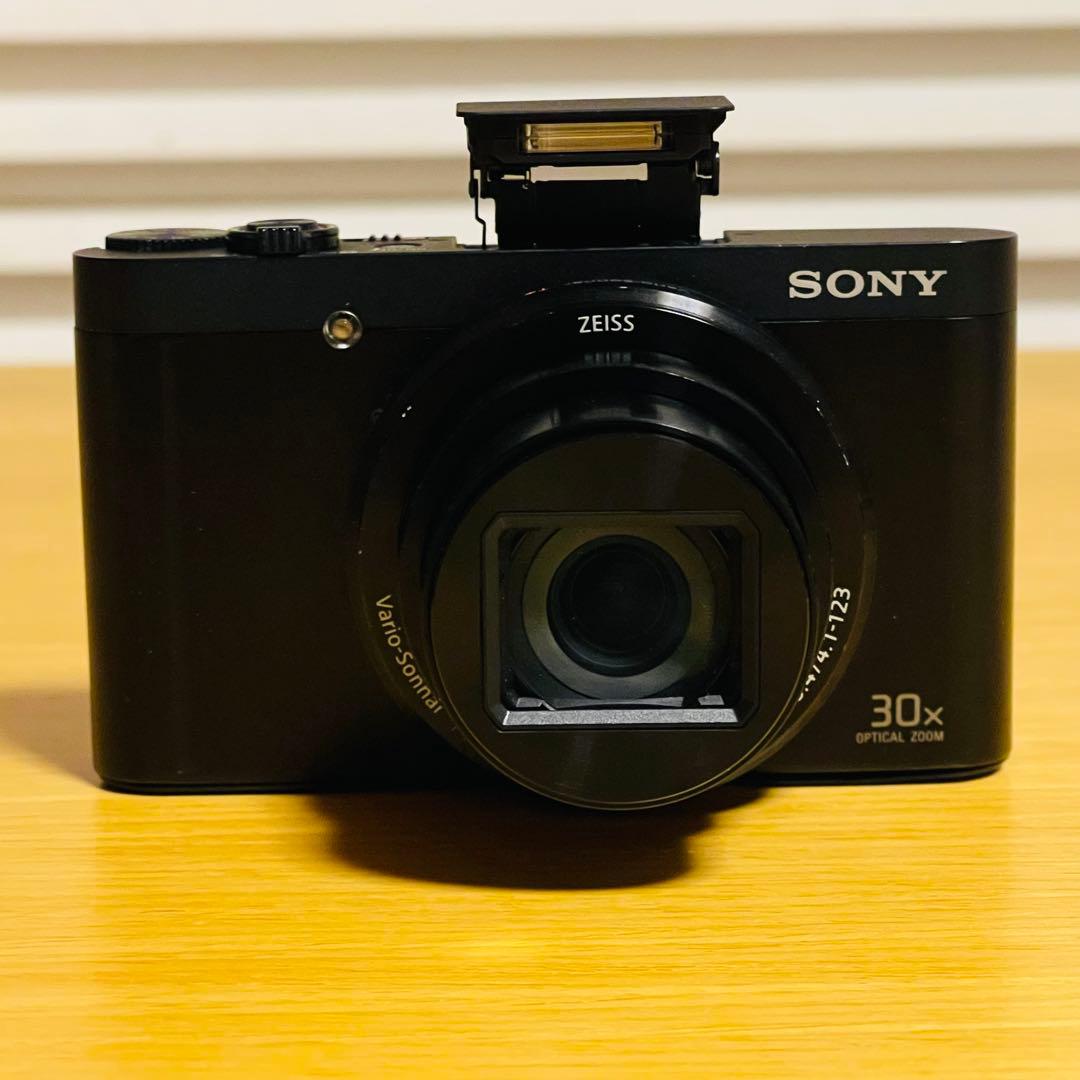 【良品】ソニー DSC-WX500 コンパクトデジタルカメラ ブラックWi-Fi