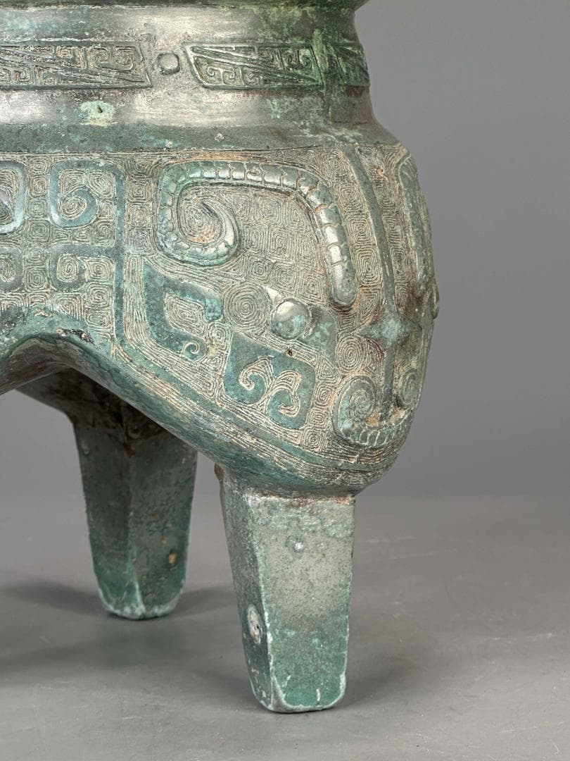 UA3-1中国美術　古銅製　青銅器　香炉　時代香炉　唐物　古物