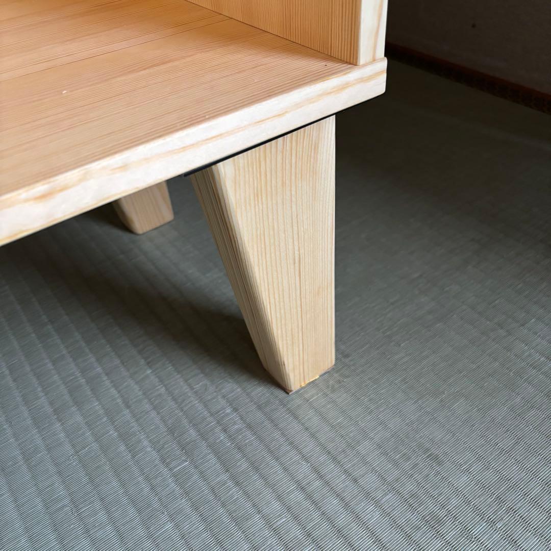 ハンドメイド　脚付き格子本棚・ラック　オーダー受け付けます。