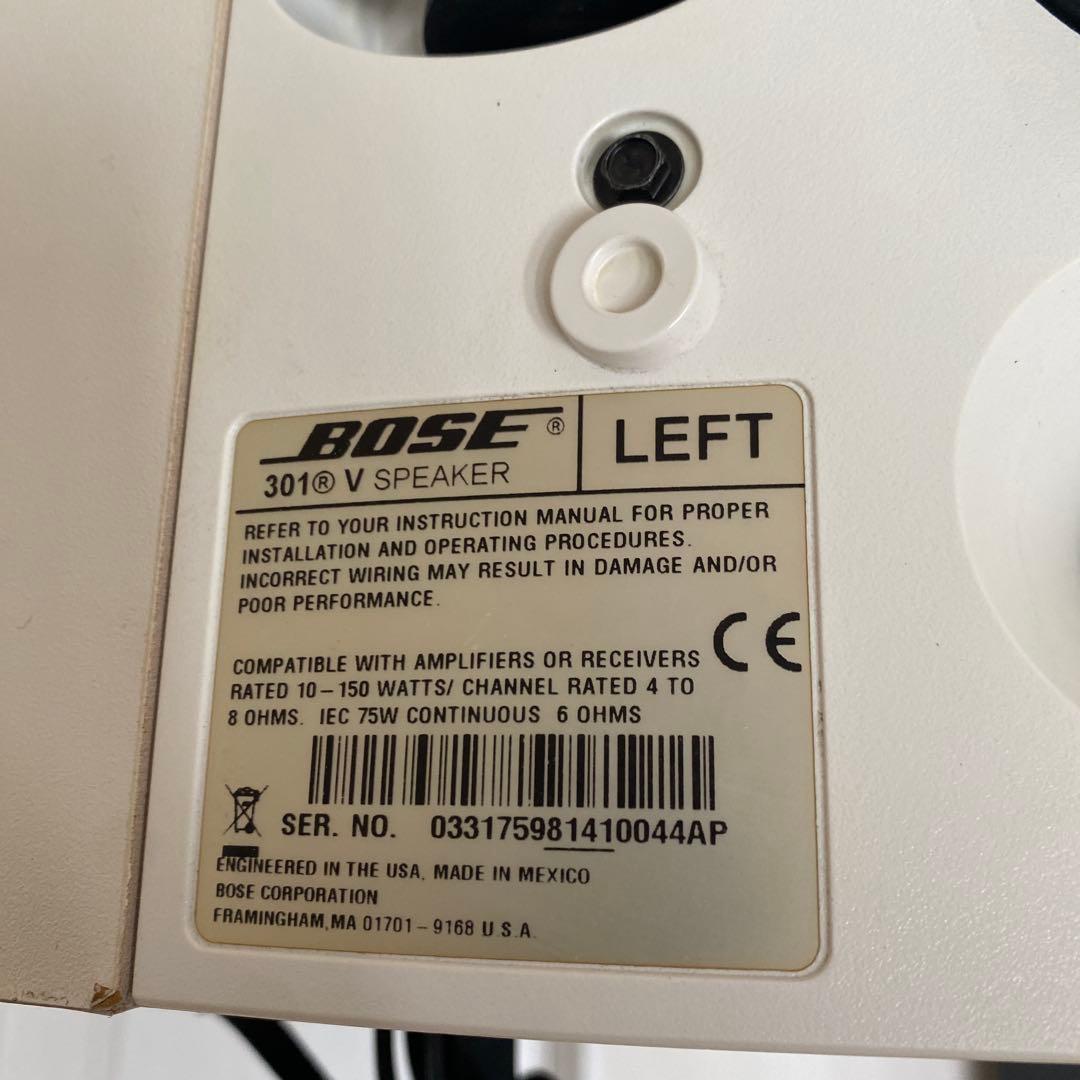 【レフト（左））BOSE 301V-Wスピーカー