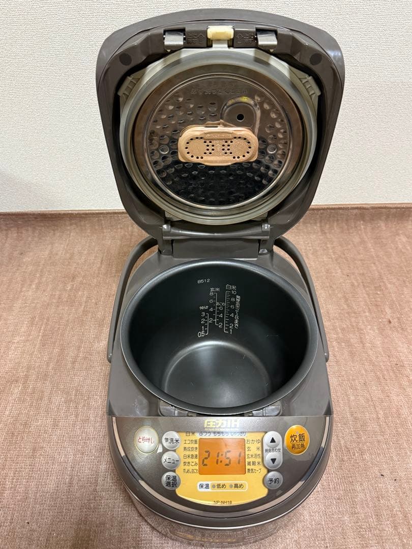 IH炊飯器 NP-NH18 グレー