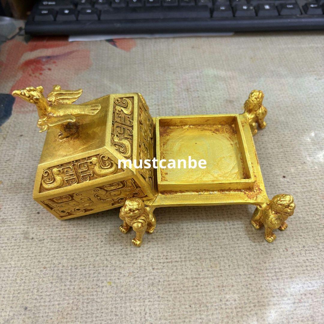 銅器 金鳳炉 香道具 装飾品 工芸品 美術品 置物