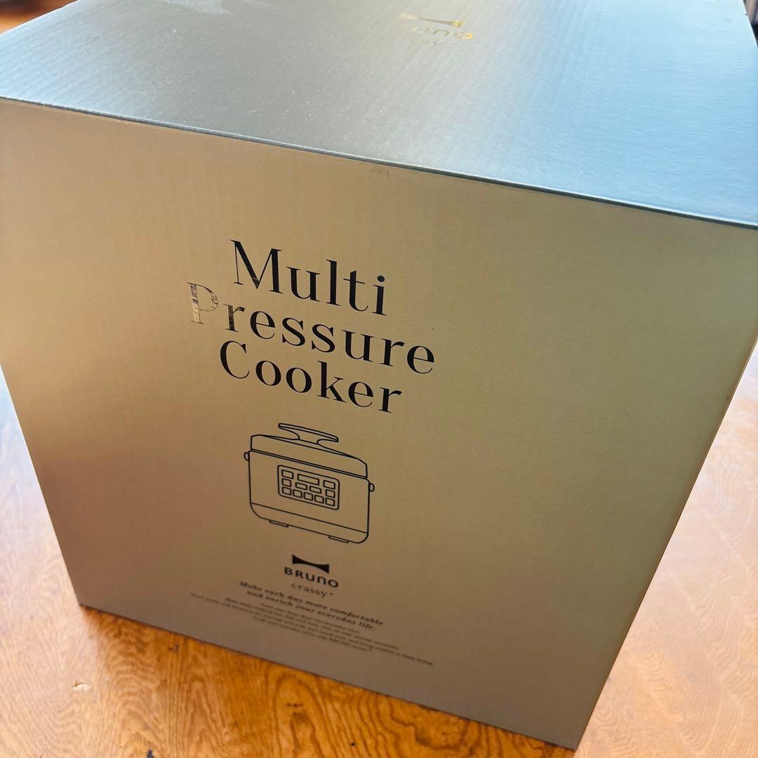 BRUNO crassy+ Multi Pressure Cooker ブラウン