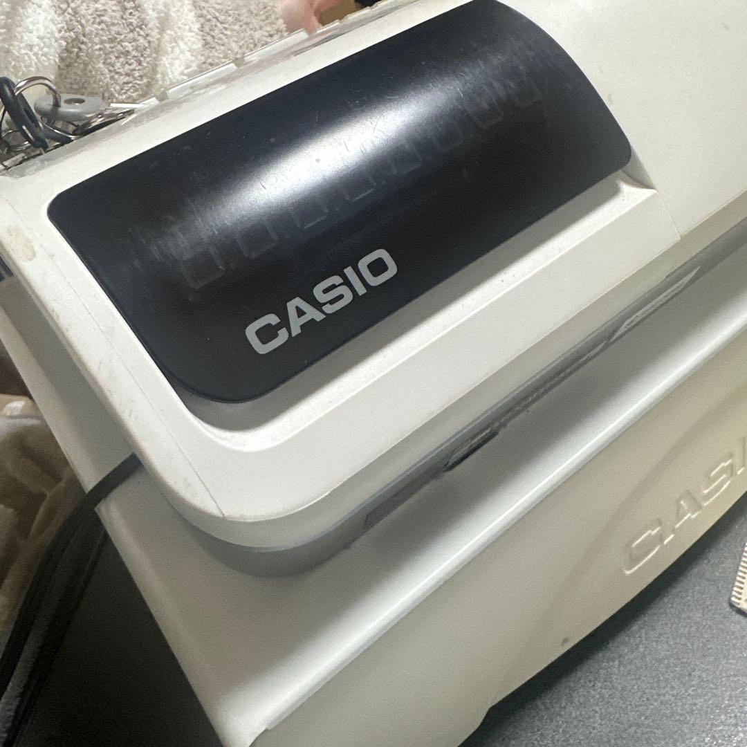 CASIO TE-2600デジタルレジスター 鍵付き　ジャンク品