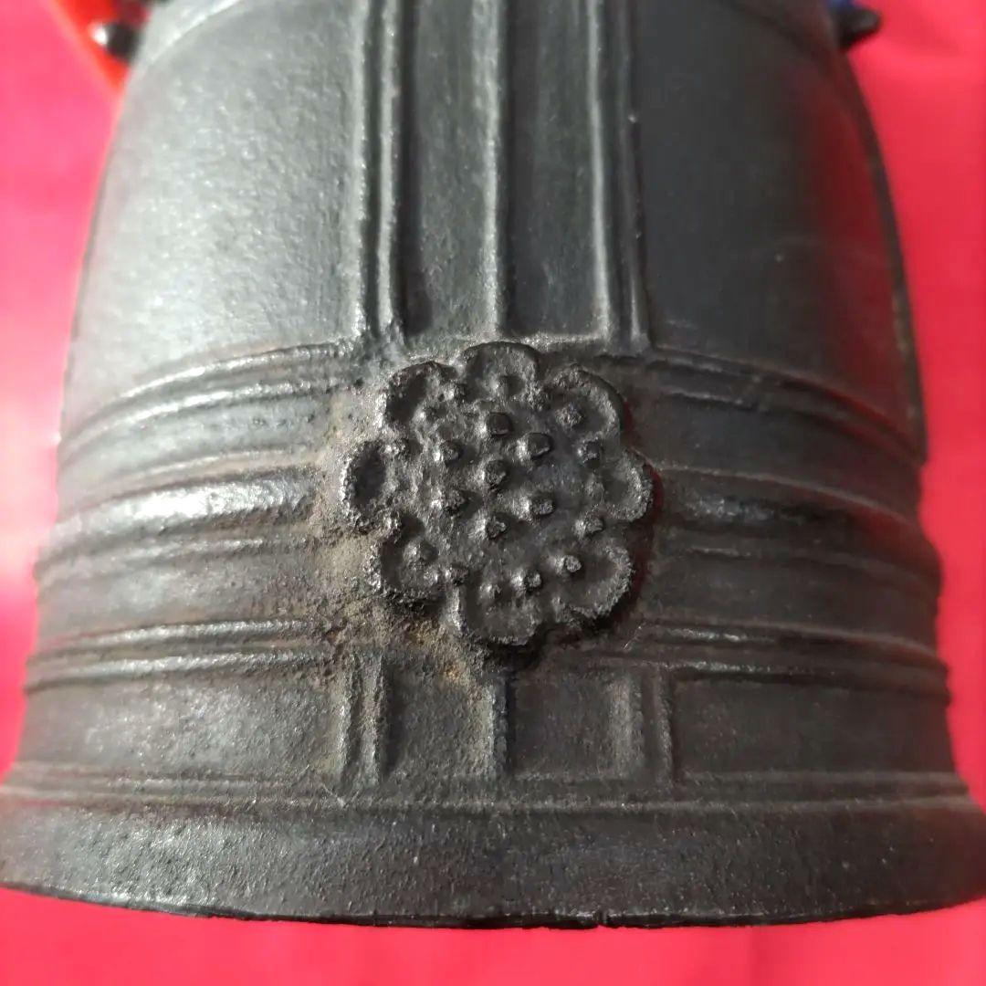 鐘　釣鐘　半鐘　梵鐘　銅製　撞木　半鐘打ち付　約910ｇ　骨董　時代物