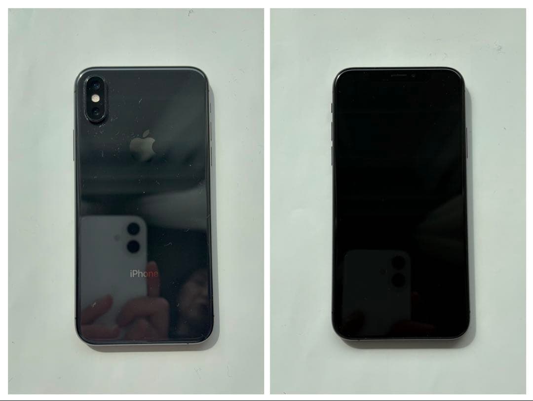 iPhone XS スペースグレイ 64GB eSIM/物理SIM対応