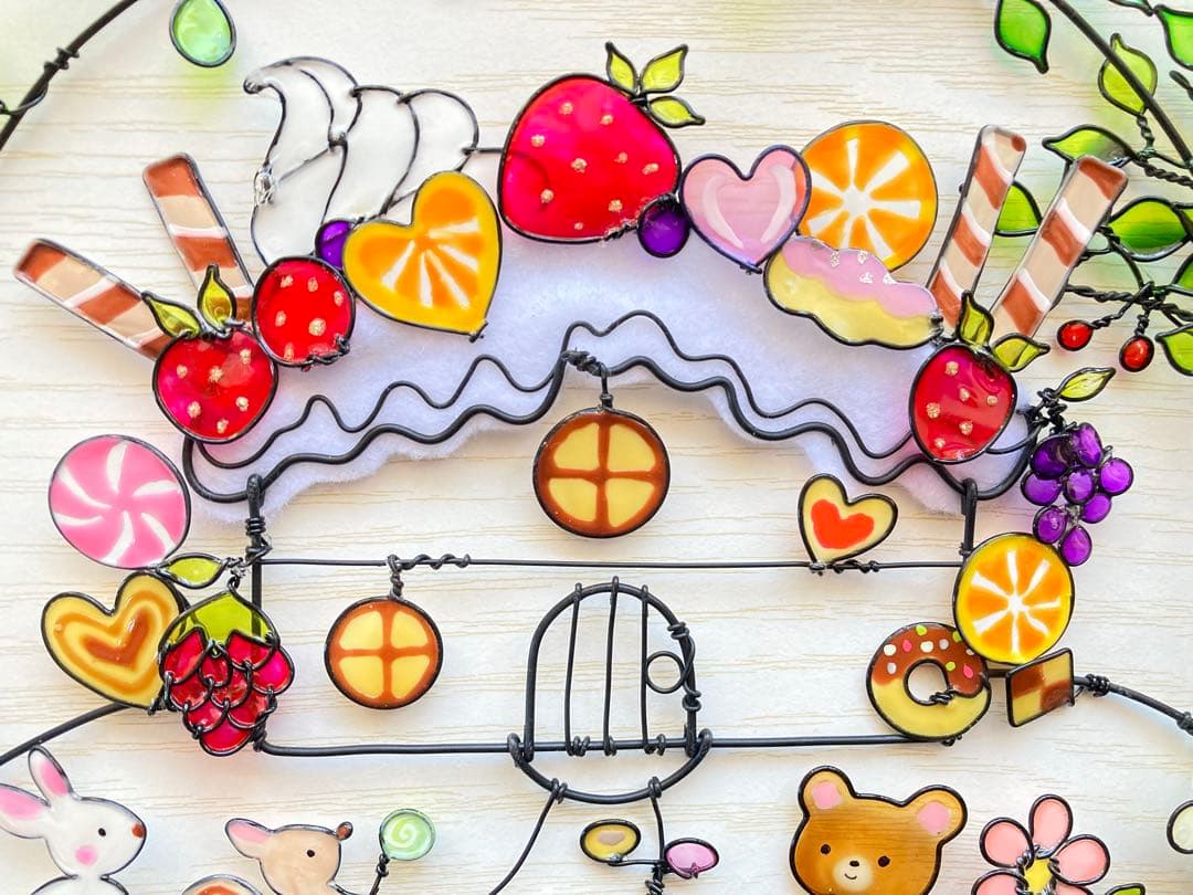 ぽ*ん様 森のスイーツハウス✩.*˚ワイヤークラフト
