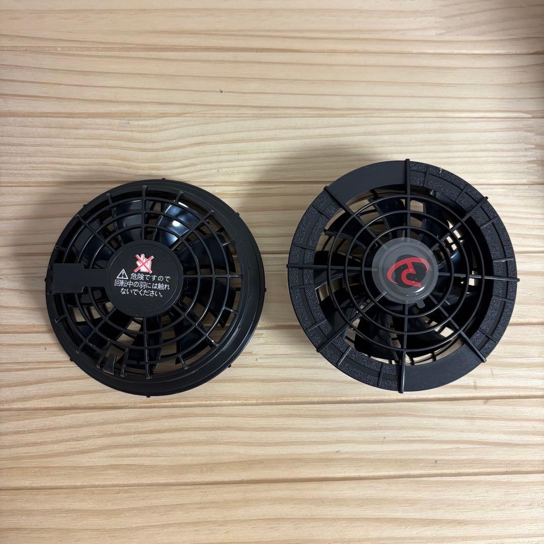 ファンバッテリー　最大36時間連続使用 空調作業服用　直径9cm