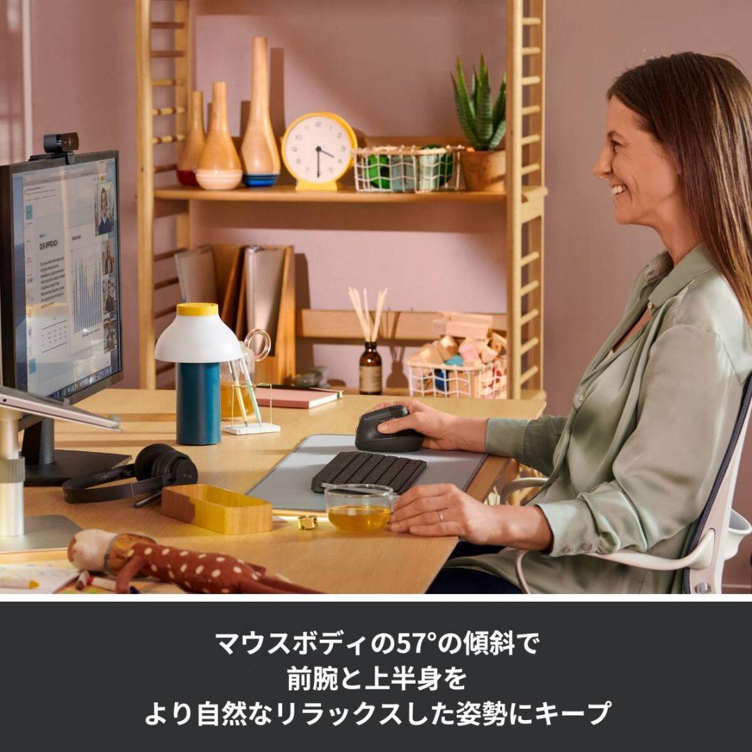 ★ ロジクール ワイヤレス マウス 中古 美品 静音 LIFT M800GR