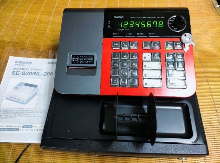 カシオレジスター　SE-S20/NL200　人気機種　送料無料　544000