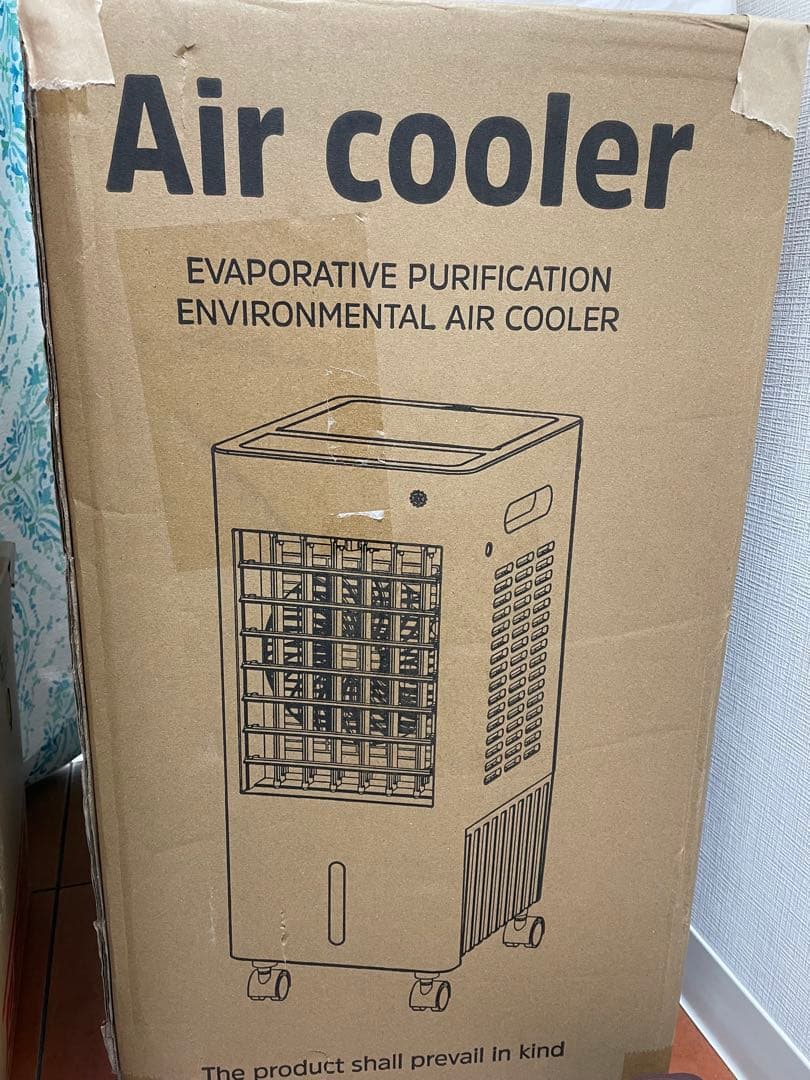 冷風機 8L 大容量 3段階風量調整