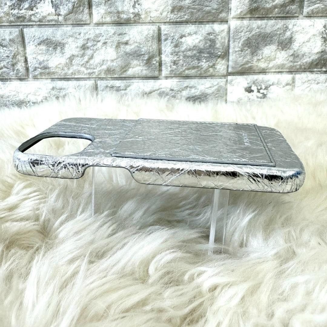 JIL SANDER　ジルサンダー　iPhoneケース　シルバー　スマホカバー