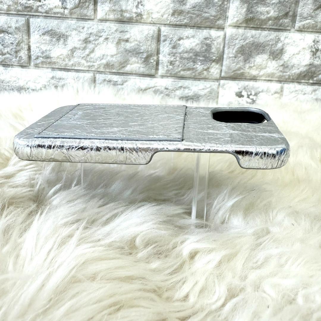 JIL SANDER　ジルサンダー　iPhoneケース　シルバー　スマホカバー