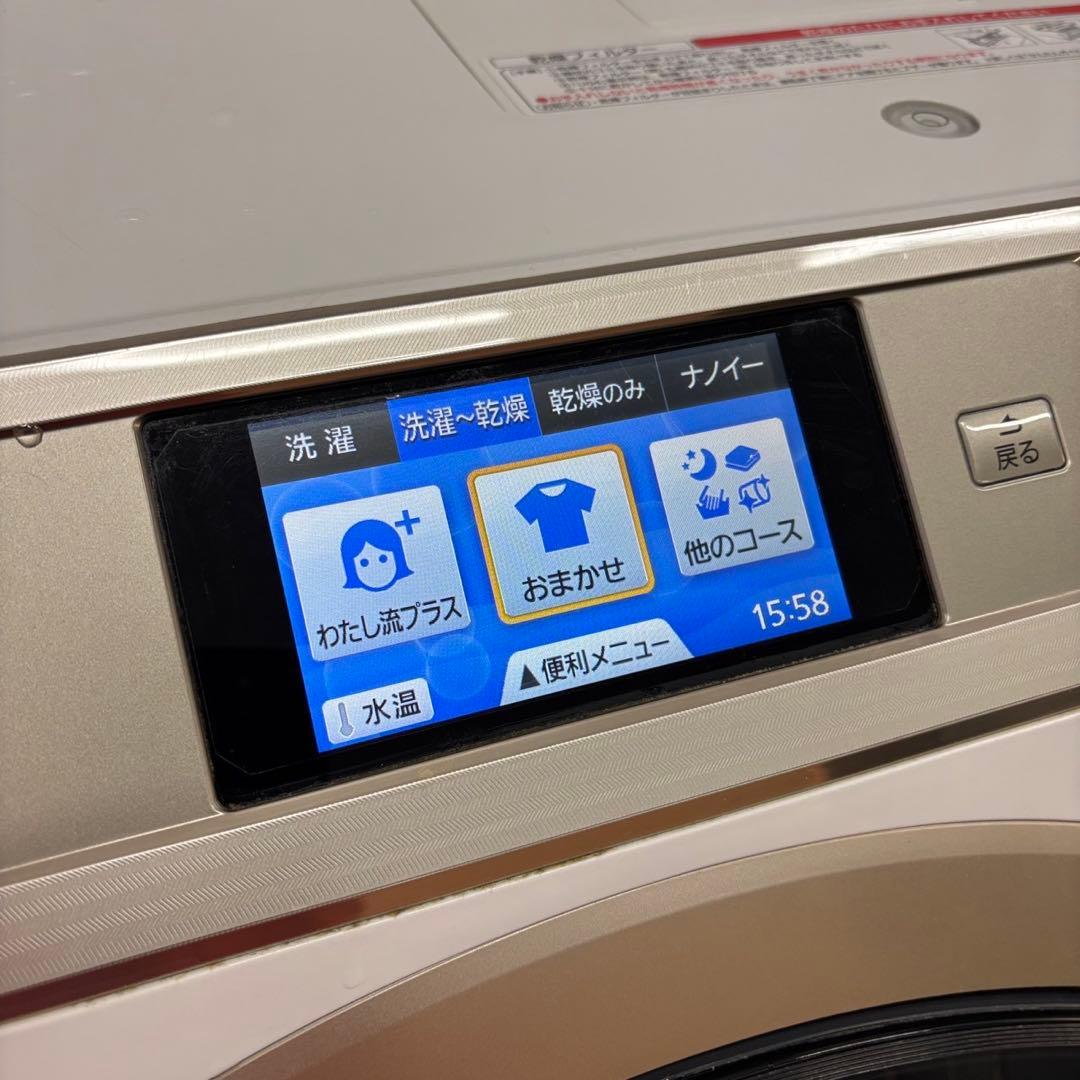 172　パナソニック　ドラム式洗濯機　11キロ　乾燥　右開き　設置無料　安い‼️