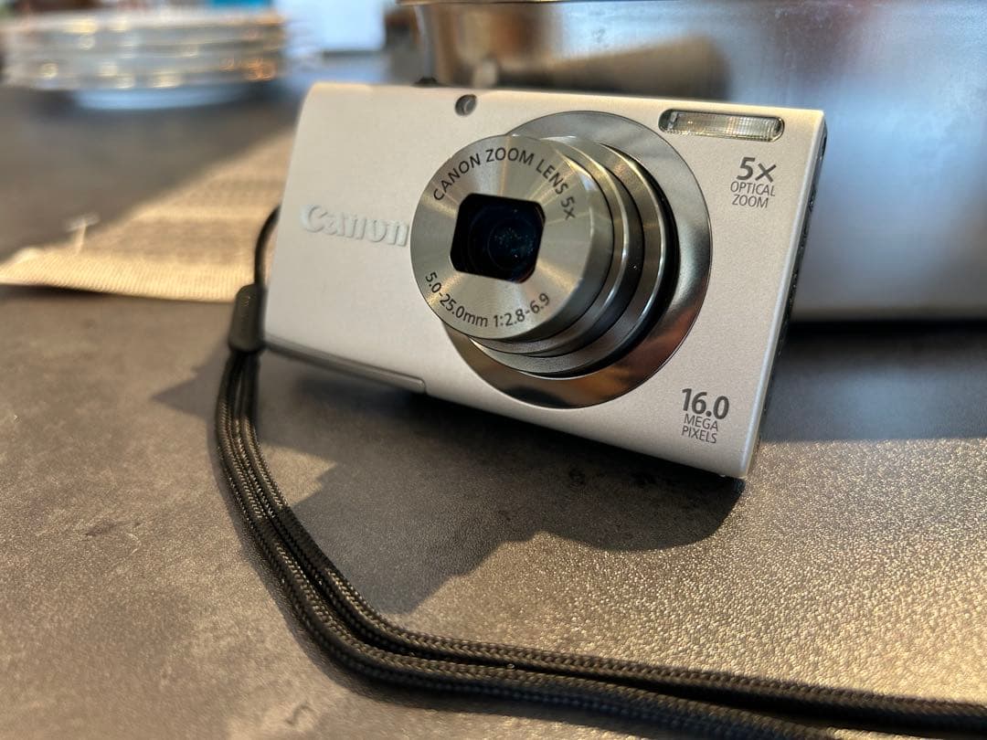 【エモい写り】Canon デジタルカメラ　PSA2300シルバー 動作OK