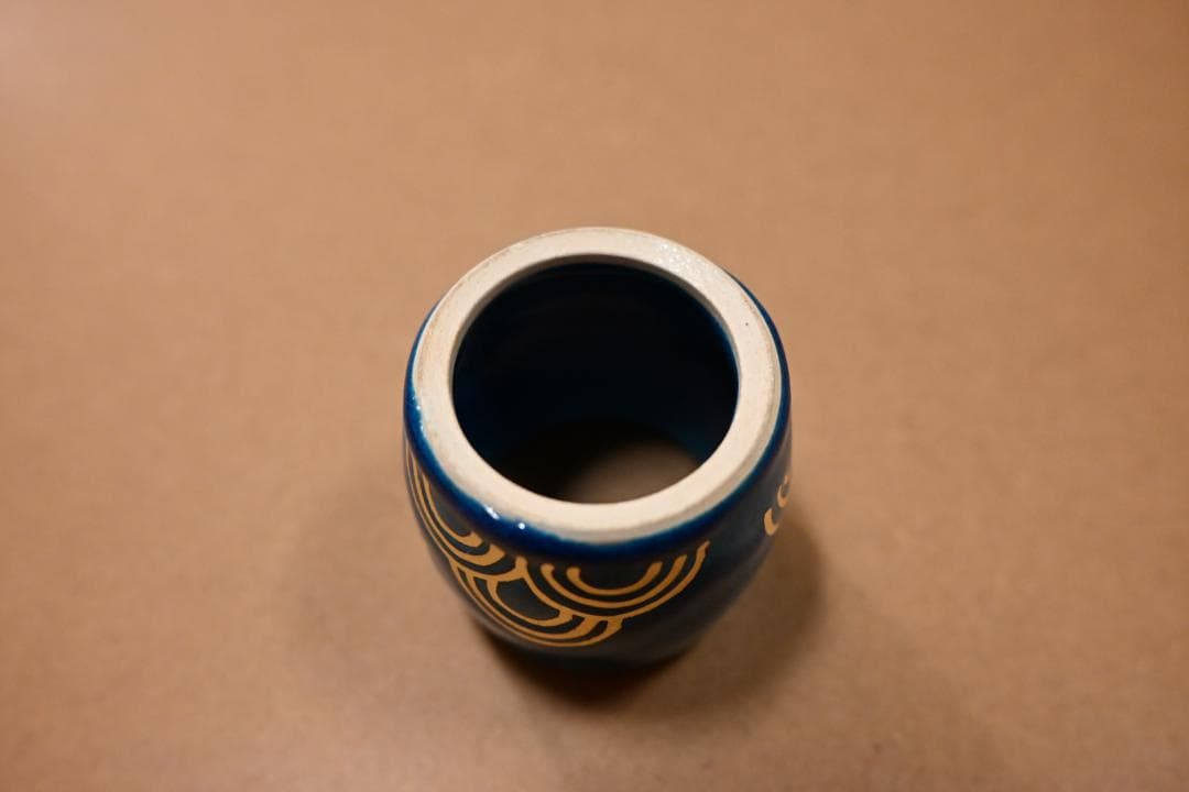 青海波蓋置 加賀瑞山 萬古焼 茶道具 共箱 茶道