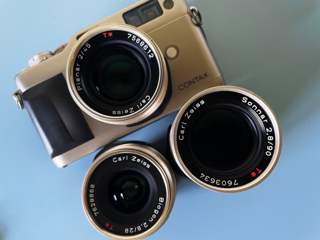 ゆ*け様 CONTAX G1 フィルムカメラ　名品Gレンズ３本　SET