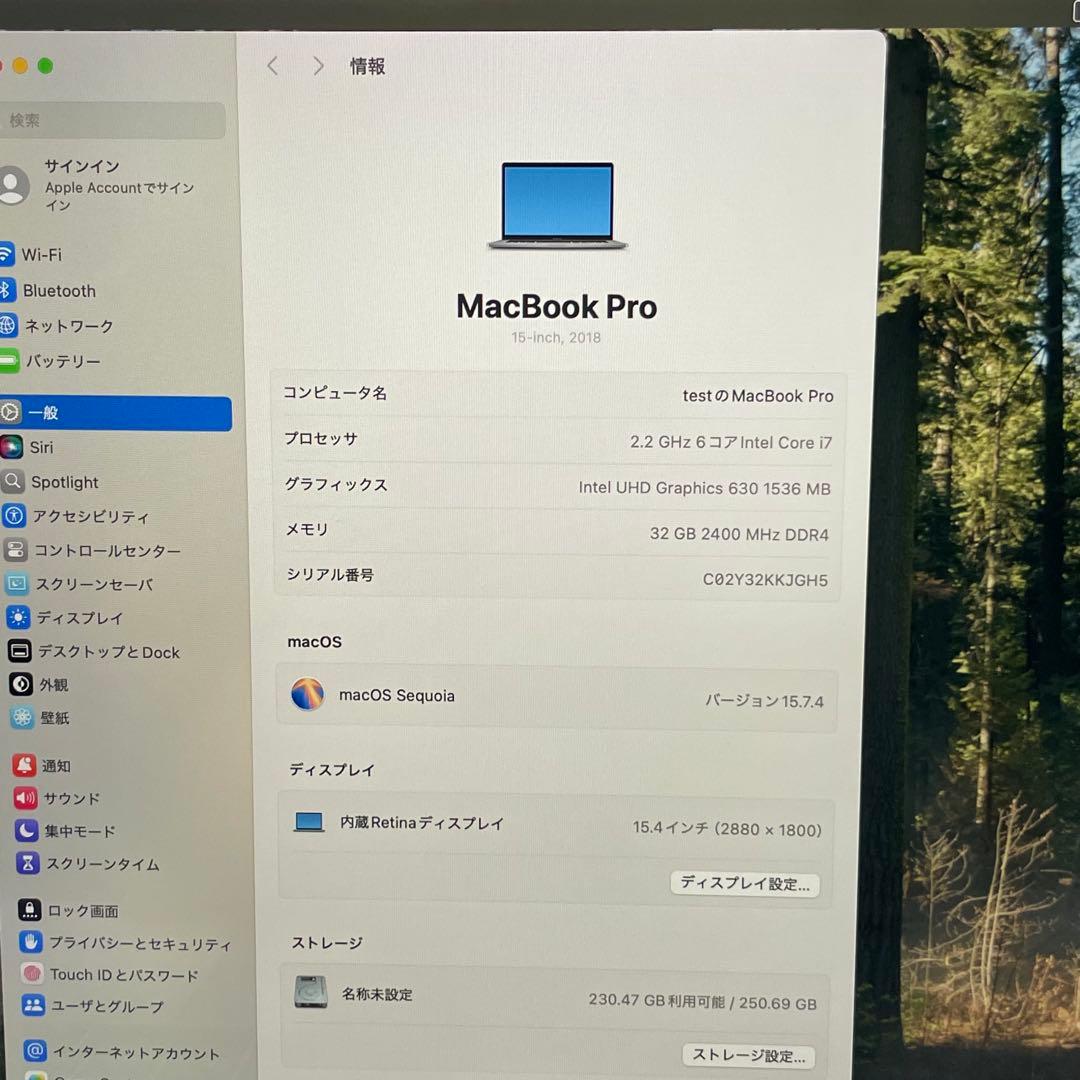 ［32GBメモリ］MacBookPro 2018 ノートPC グレイ 動画編集に