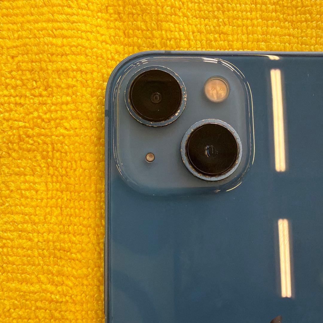【バッテリー100%iPhone 13 ブルー 128GB バッテリー公式交換済