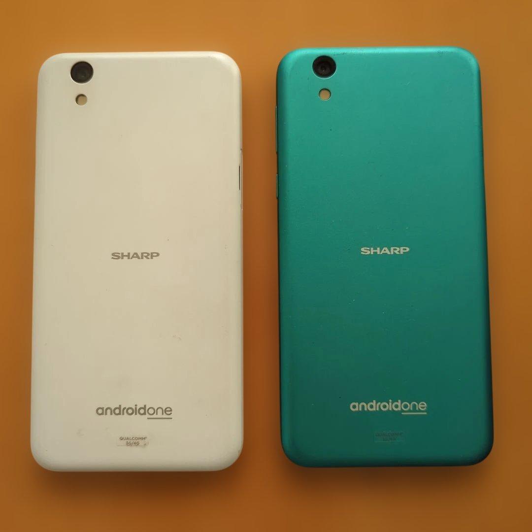 SHARP androidone s3 ホワイト、グリーン　2台セット