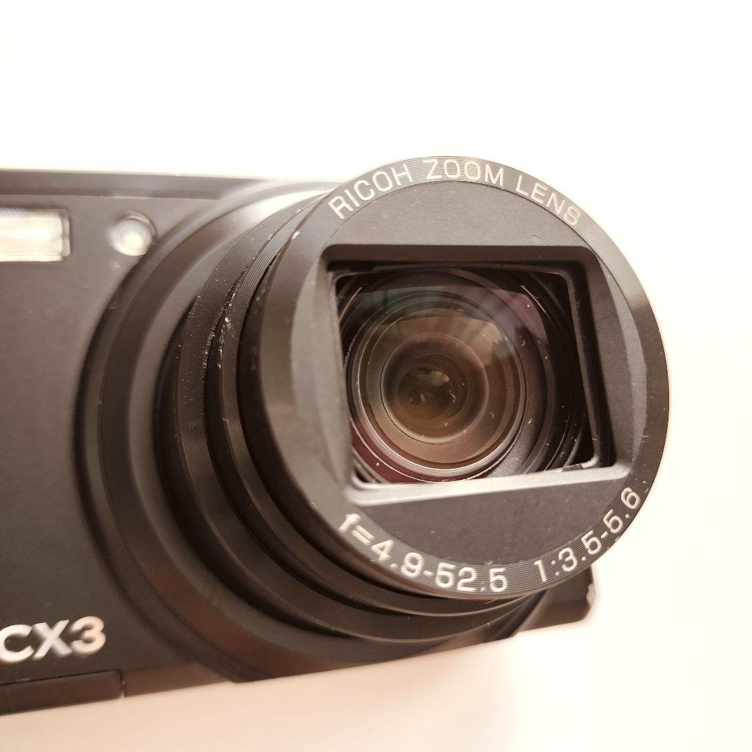 RICOH CX3 コンパクトデジタルカメラ　リコー　電池3個　ミニ三脚　中古