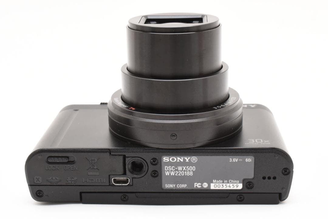 【美品/元箱付】SONY DSC-WX500 ブラック 動作確認済