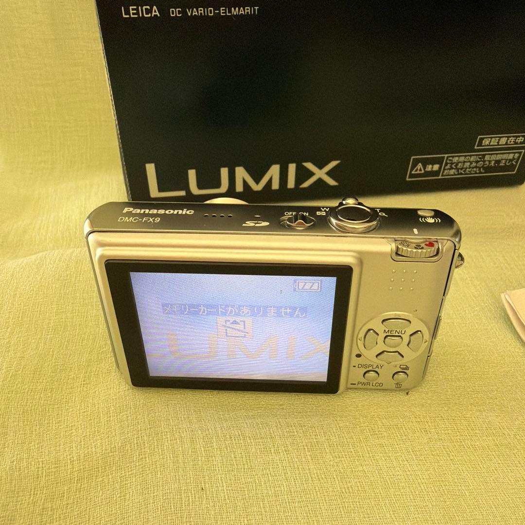 Panasonic DMC-FX9デジタルカメラ &ACアダプターDMW-AC5