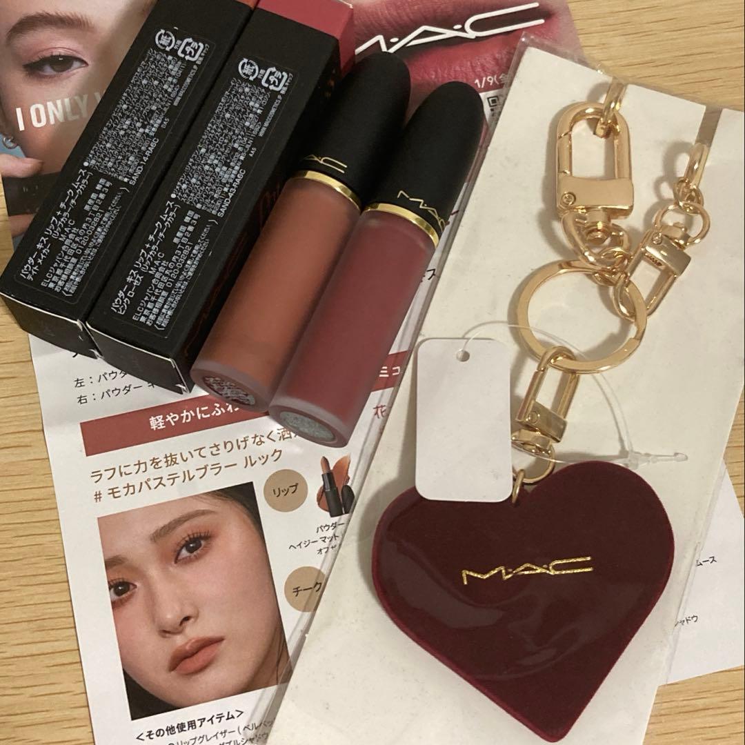 MAC パウダーキス　リップ＋チーク　ムース 973 996