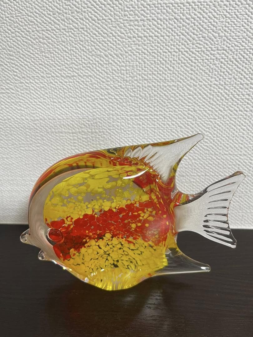 ガラス細工 魚モチーフ まとめ売り 13点セット カラフル インテリア 置物