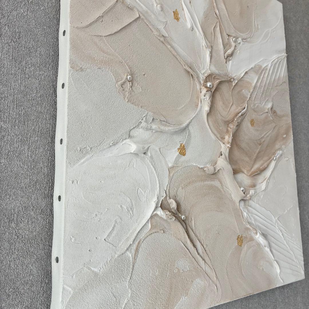現代アート　45.5×38㎝　テクスチャーアート　モダン　インテリア　抽象画
