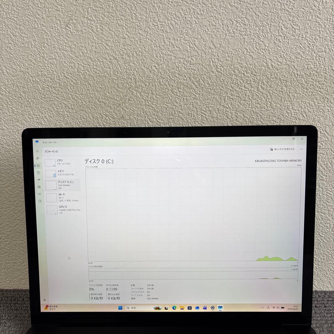 Microsoft Surface Laptop 3 i5-1035G7 タッチ
