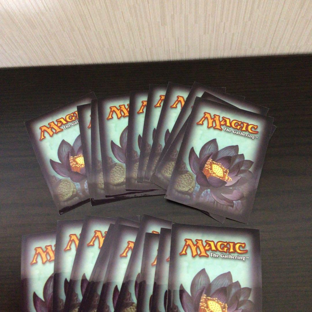 MTG マジックザギャザリング 用　スリーブ　ブラックロータス　睡蓮の花　60枚