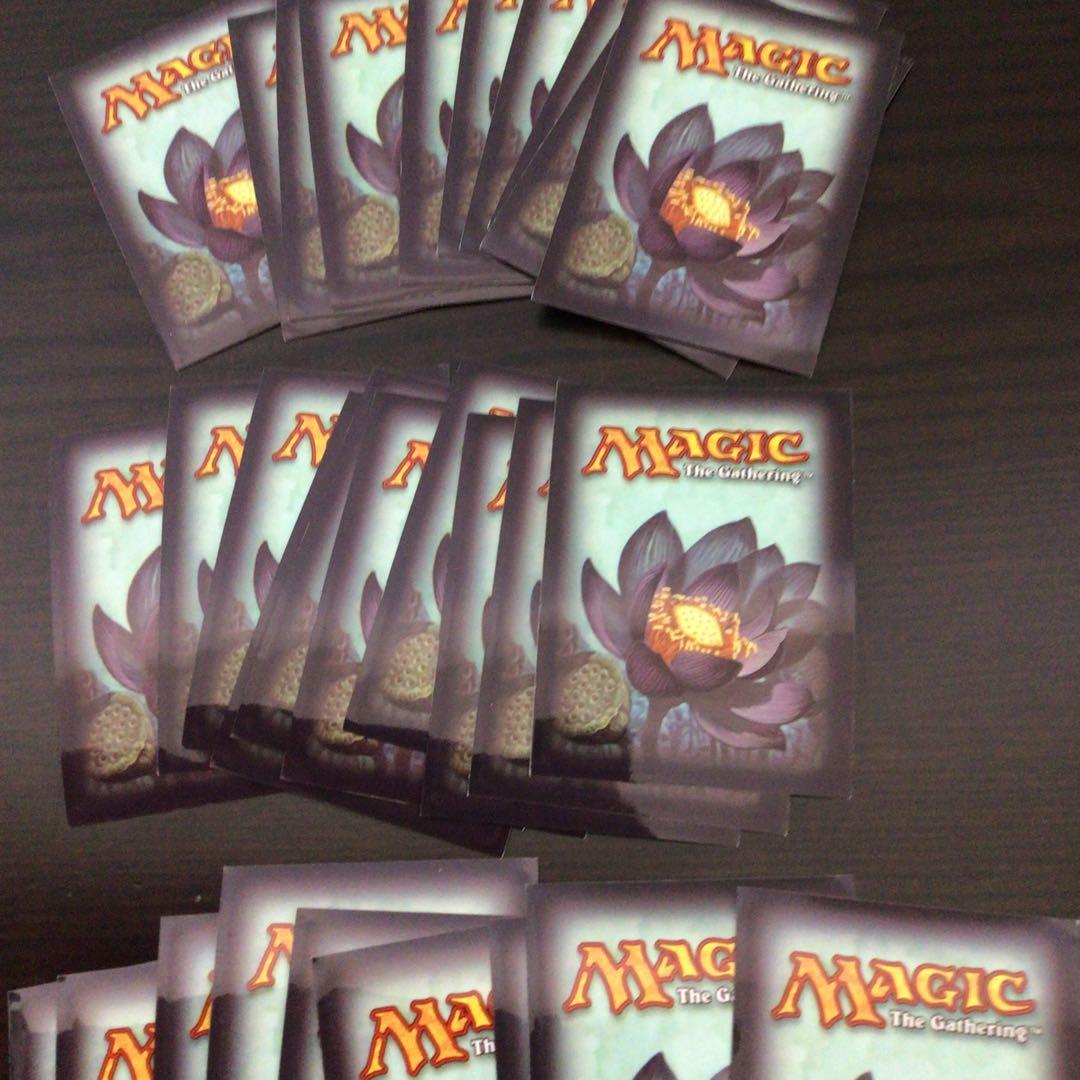 MTG マジックザギャザリング 用　スリーブ　ブラックロータス　睡蓮の花　60枚