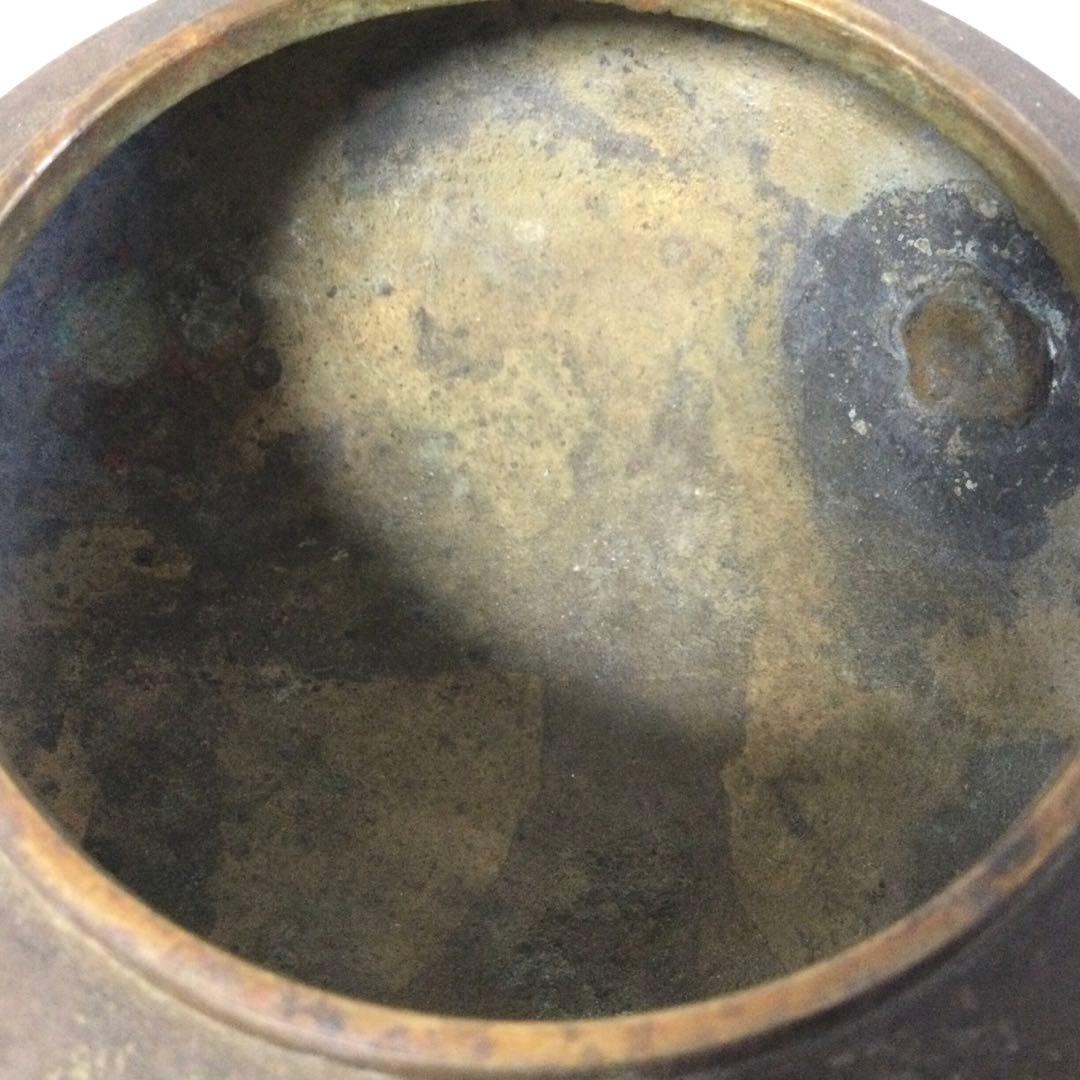 古銅製 香炉 時代物 骨董 香道具 K278