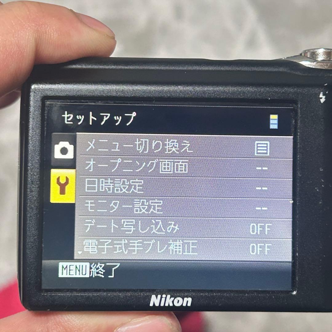 【動作品　付属品ほぼ完備】Nikon COOLPIX S3000 ブルー