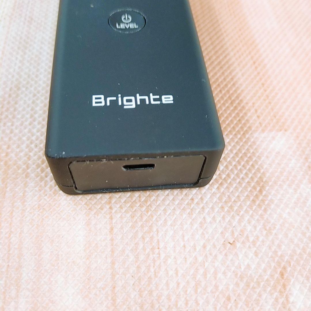 ほぼ未使用○Brighte ブライト エレキブラシ ブラシ型美顔器