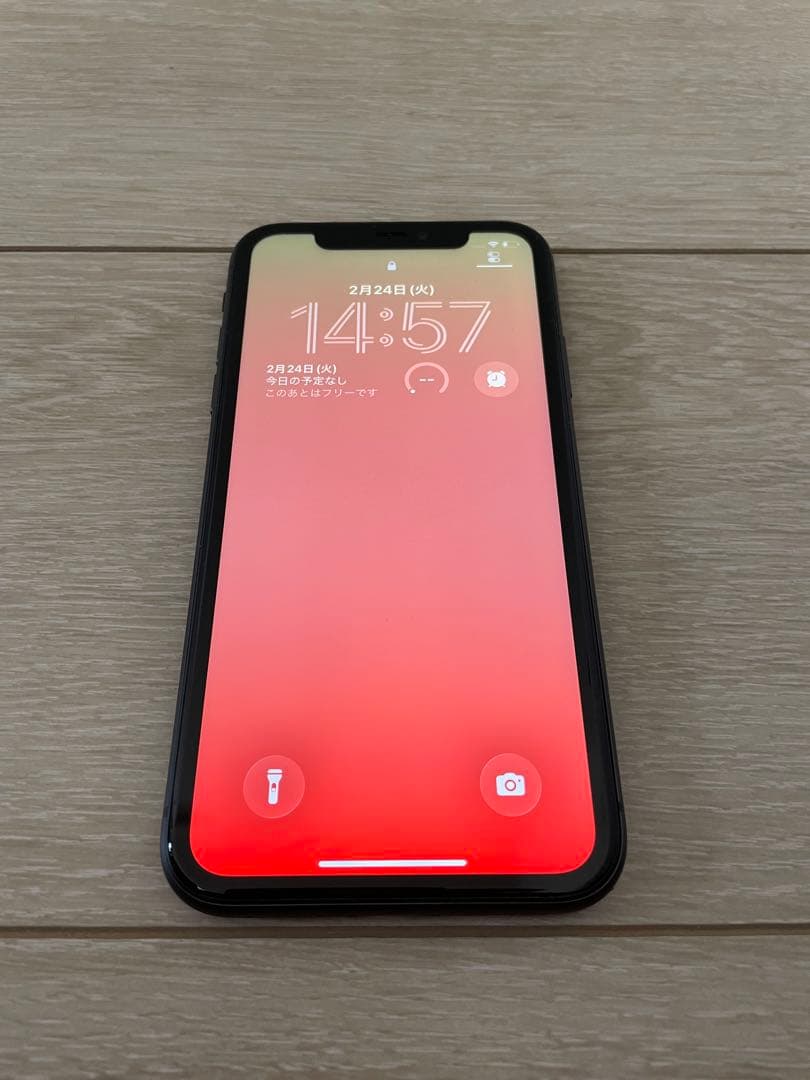 iPhone 11 ブラック 64GB SIMフリー 画面割れなし IMEI記載