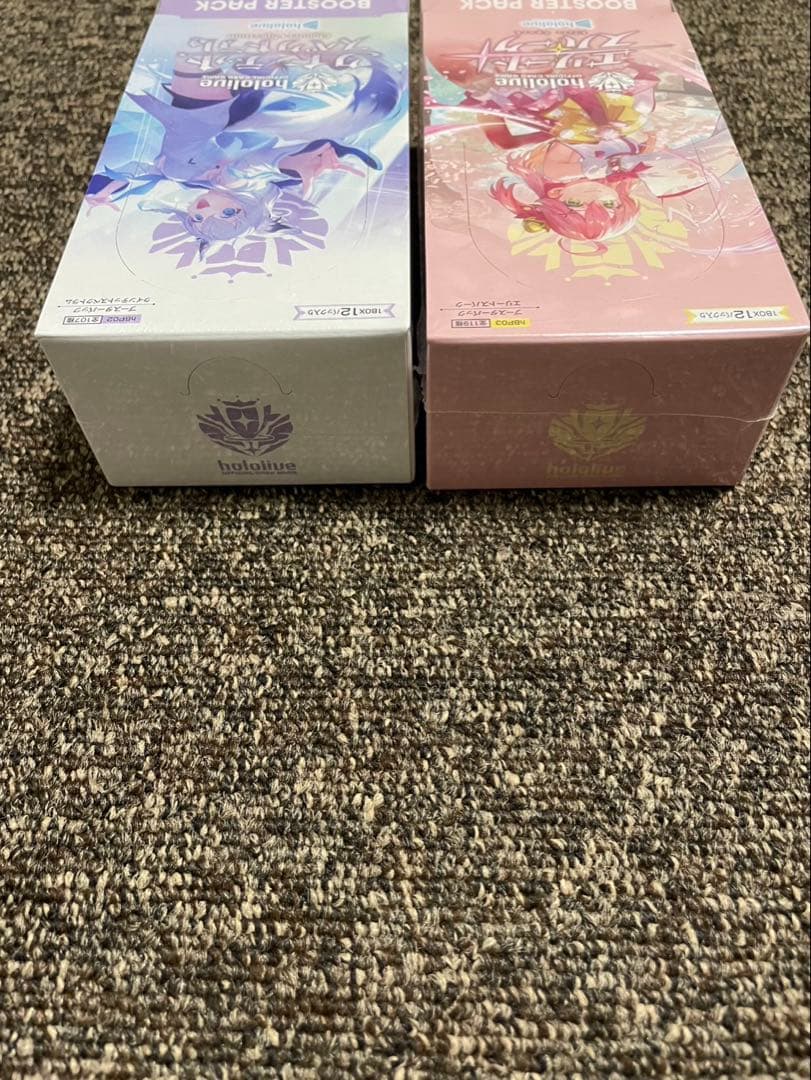 新品、未開封ホロライブ　クインテットスペクトラム、エリートスパーク各1BOX。