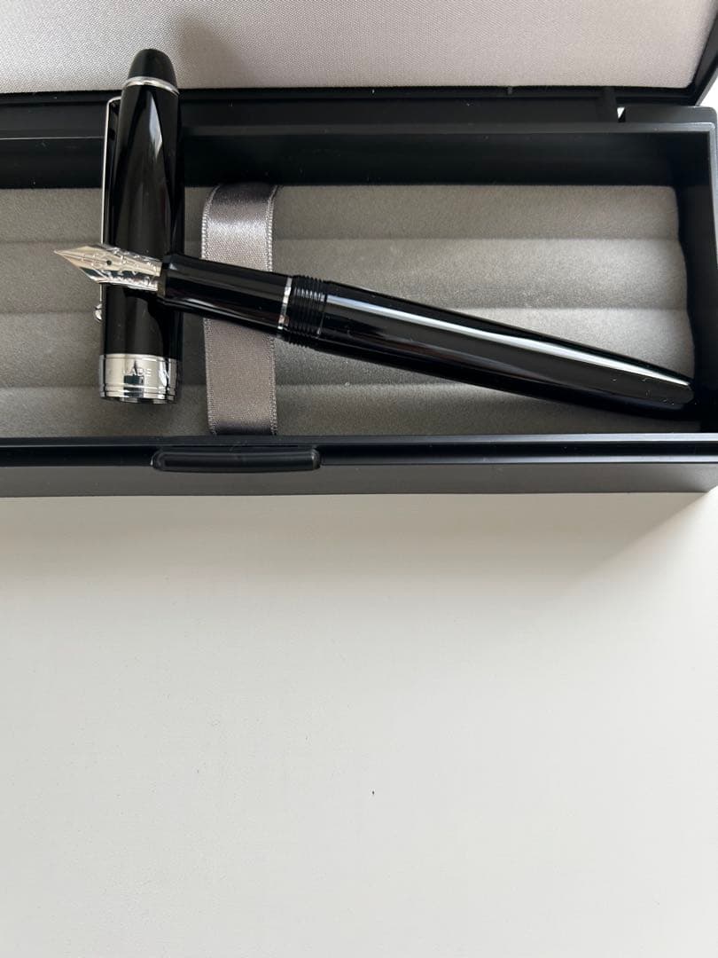 【新品】PILOT 万年筆 黒　カスタムNS