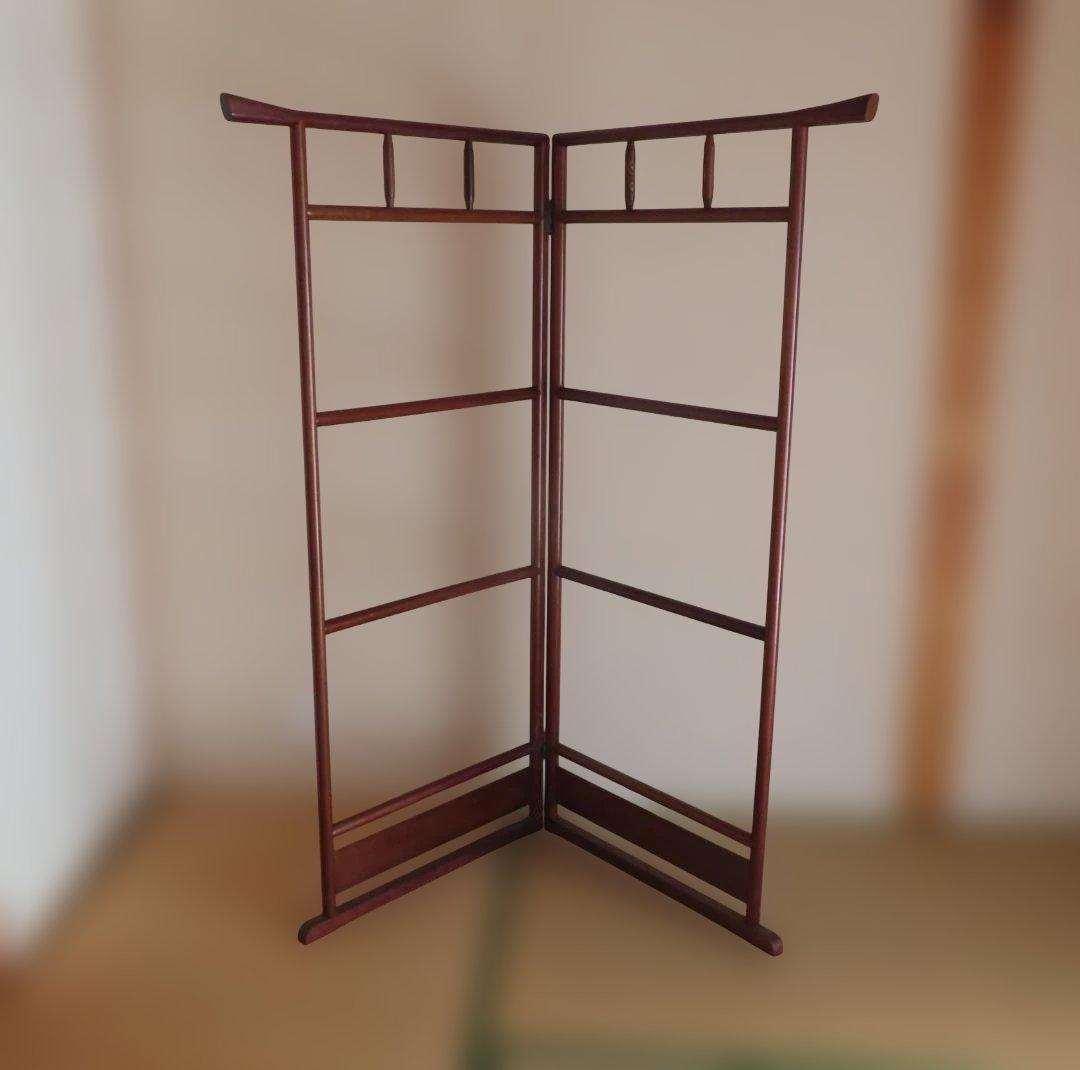 衣紋掛け 木製折りたたみ式 古道具