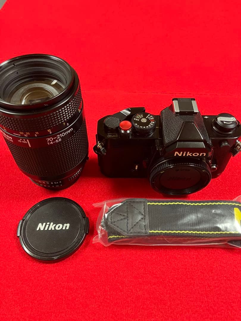 衝撃 これが極上品 FM ブラック ＯＨ済み70-210mmズ-ム付き