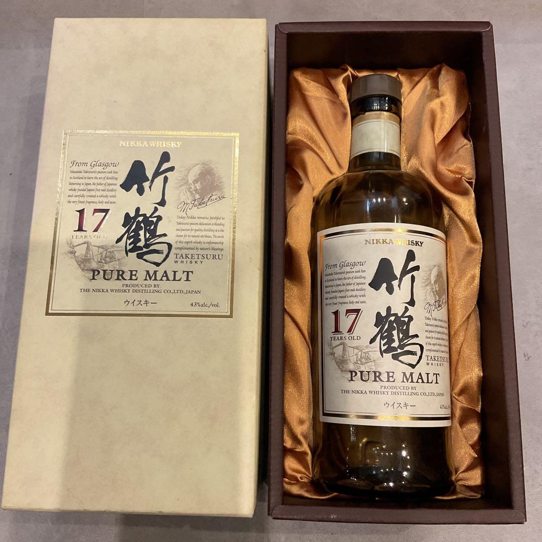 竹鶴 17年 空瓶 箱セット