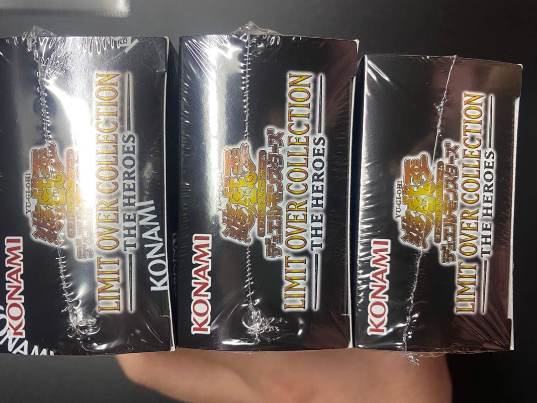 遊戯王　リミットオーバーコレクション　3BOX　シュリンク有り