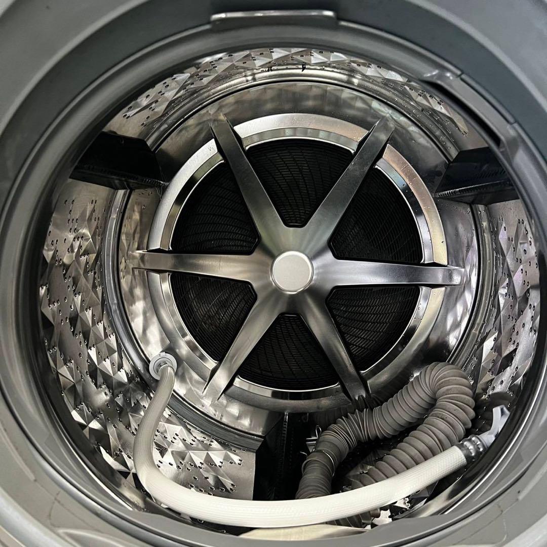 135 ドラム式洗濯機　パナソニック　大容量　10キロ　キューブル　黒　設置無料